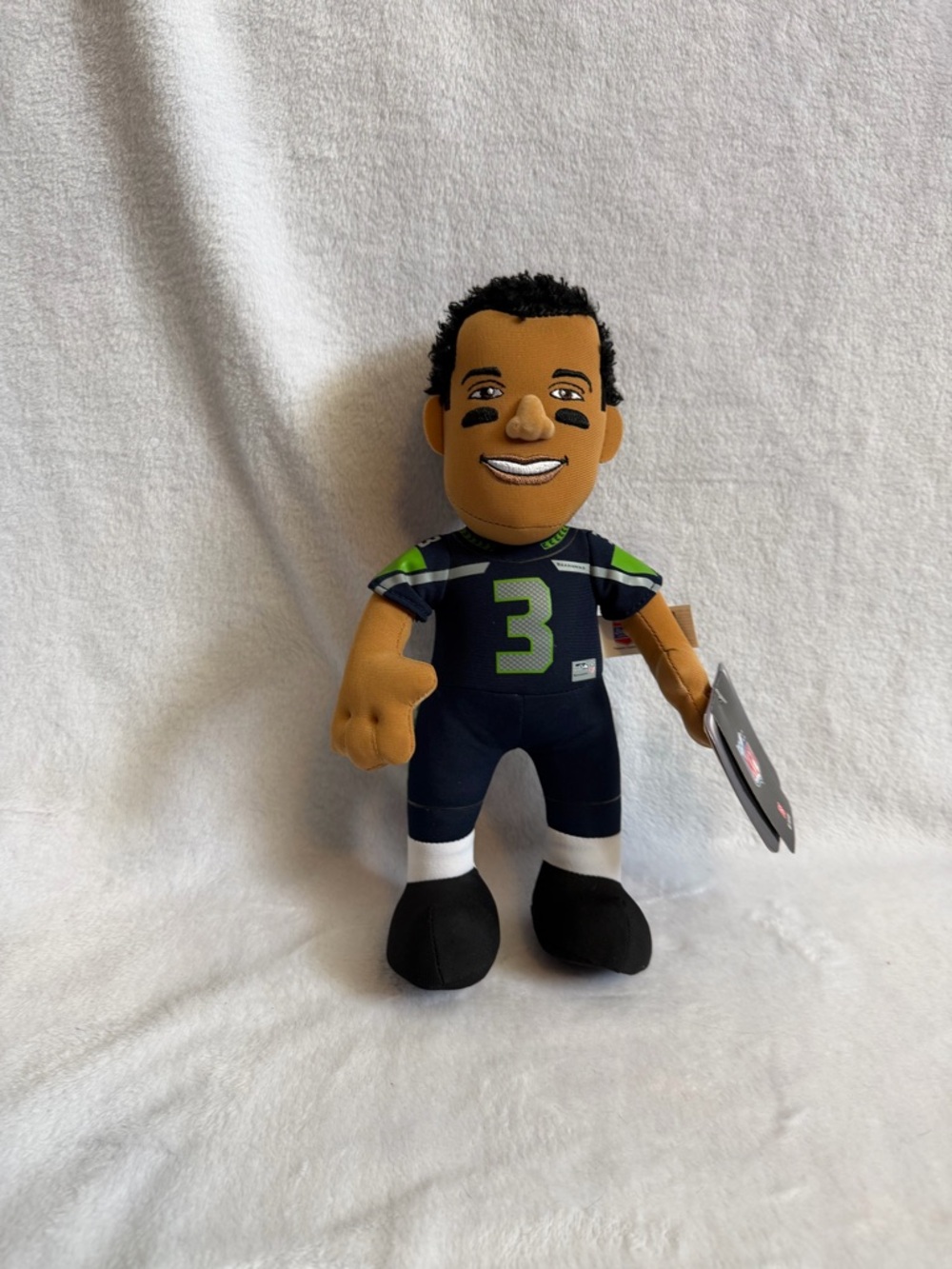 NWT Seattle Seahawks NFL #3 Russell Wilson 10-Inch Plush Doll